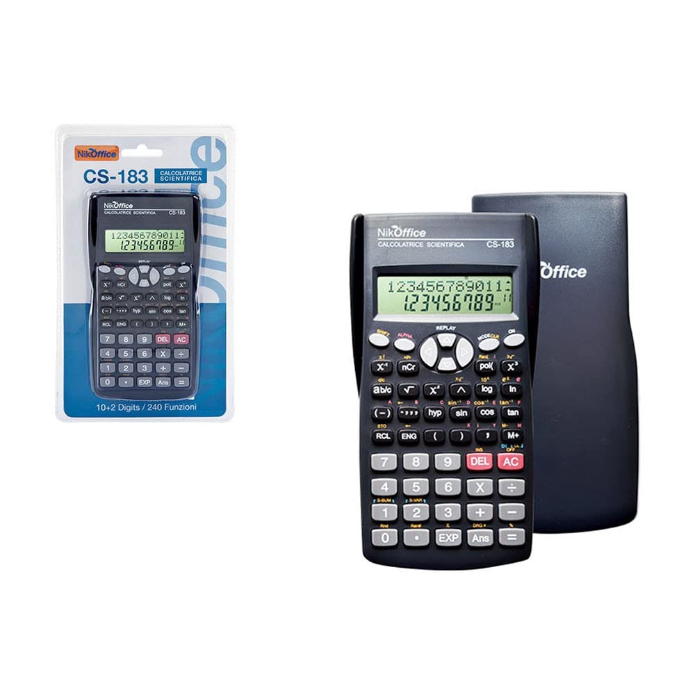 Scientific Calculator 240 functions dual line display CS-183