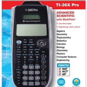 Texas Instruments Scientific Calculator-TI-36X Pro-16-Digit LCD / 6 Pack