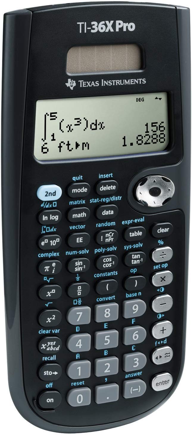 Texas Instruments Scientific Calculator-TI-36X Pro-16-Digit LCD / 6 Pack