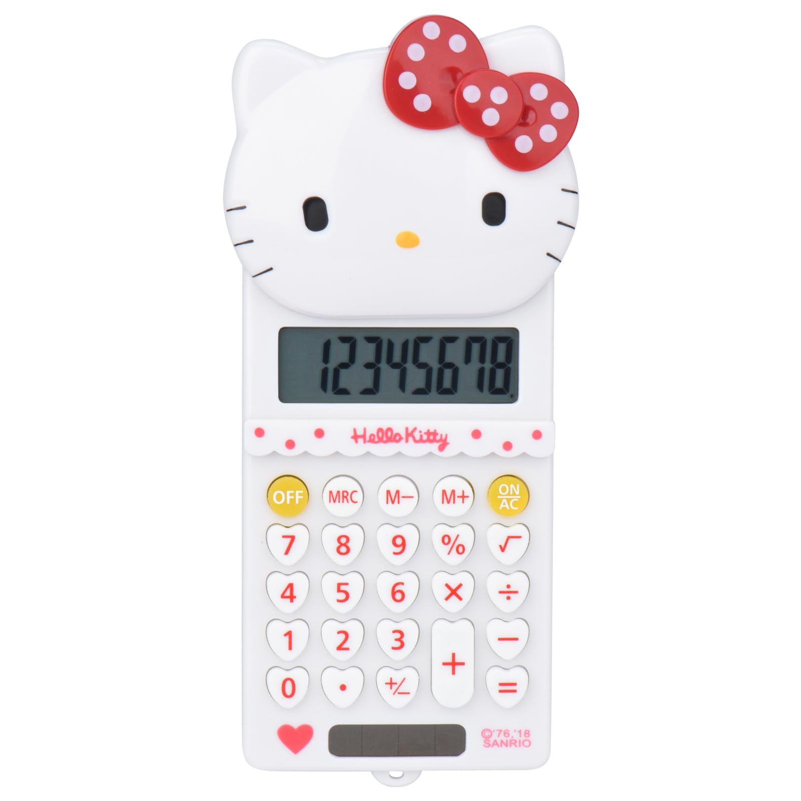 Cute calculator,5.9 * 2.6in,Powered by batteries(Included) 8 Digit with LCD Display,kids calculator,calculator for school,mini calculator,cartoon calculator,Handheld calculator,kawaii calculator