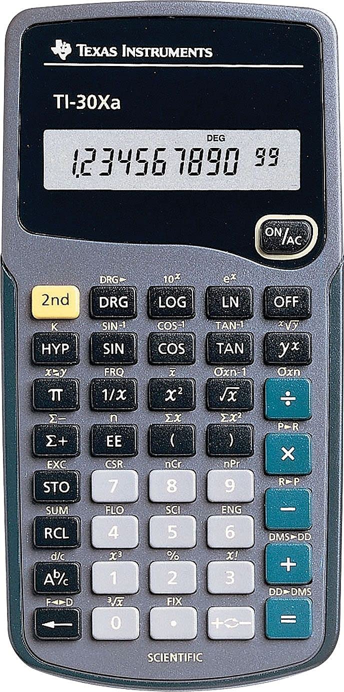 Texas Instruments TI30XA TI-30Xa Scientific Calculator, 10-Digit LCD