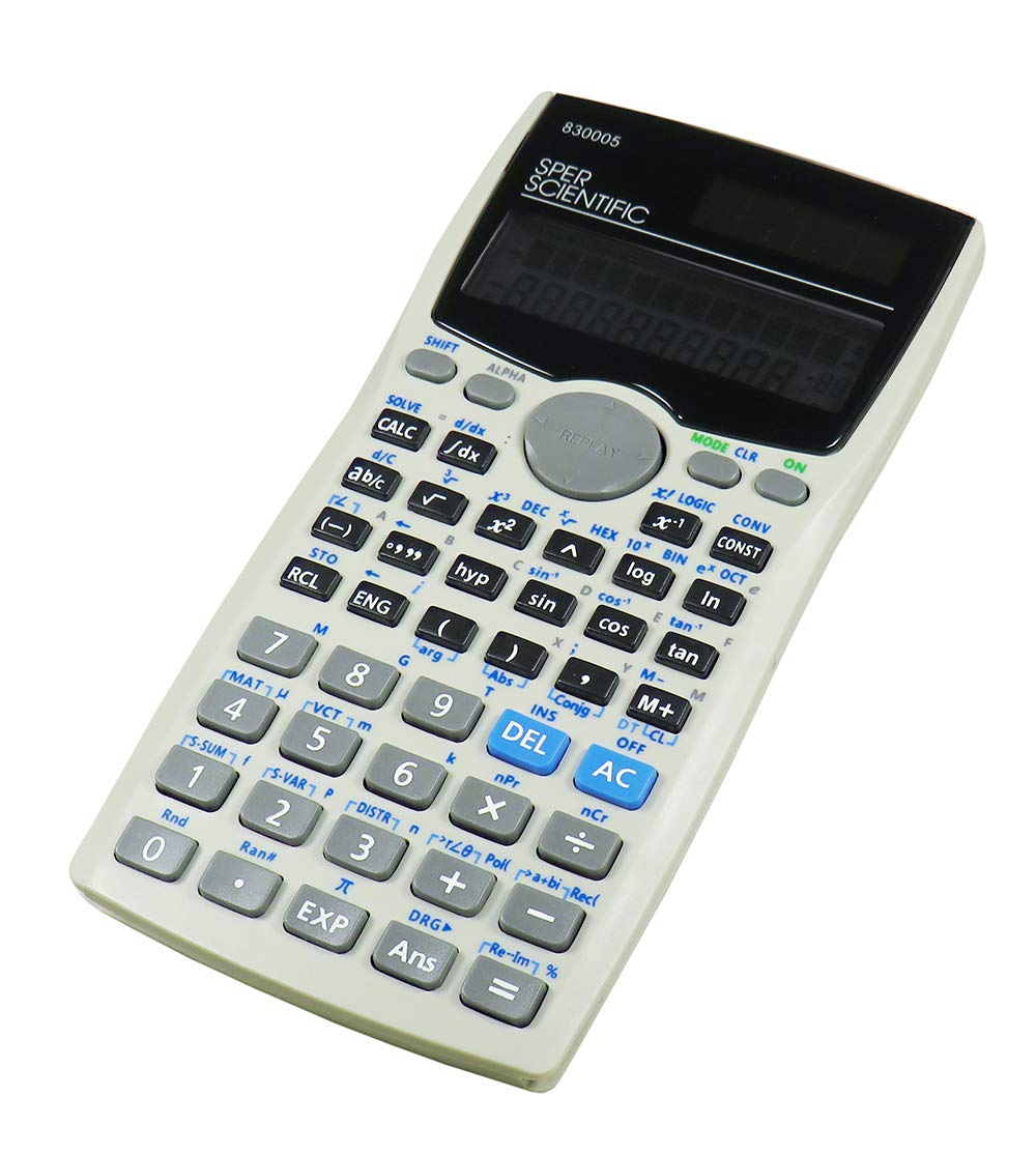 Sper Scientific 830005 Solar Large Display Scientific Calculator