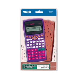 cream by milan blister scientific calculator 240 functions copper new, purple