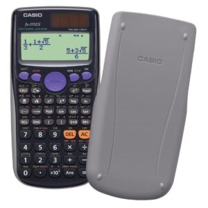 394 Functions and the Number of Functions Mathematics Natural Display Fx-375es-n Black Casio Casio Scientific Calculator