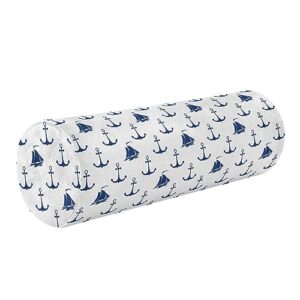 vnurnrn sailing vessel anchor neck support pillow round neck roll bolster cylinder pillow cervical pillows round neck pillow for leg knee back head support for camp work women men traveling