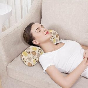 Vnurnrn Sport Balls Neck Support Pillow Round Neck Roll Bolster Cylinder Pillow Cervical Pillows Back Pillow for Leg Knee Back Head Support for Gifts Camp Study Work