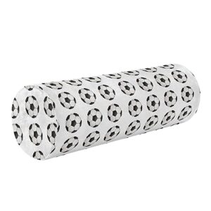 Vnurnrn Soccer Ball Neck Support Pillow Round Neck Roll Bolster Cylinder Pillow Cervical Pillows Bolster Pillow for Leg Knee Back Head Support for Bedroom Camp Work Women Men