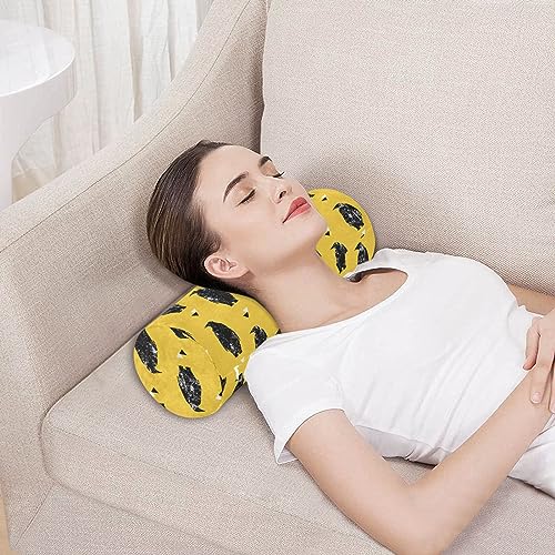 Vnurnrn Penguin Triangles Neck Support Pillow Round Neck Roll Bolster Cylinder Pillow Cervical Pillows Shoulder Pillow for Leg Knee Back Head Support for Bedroom Camp Work Women Men