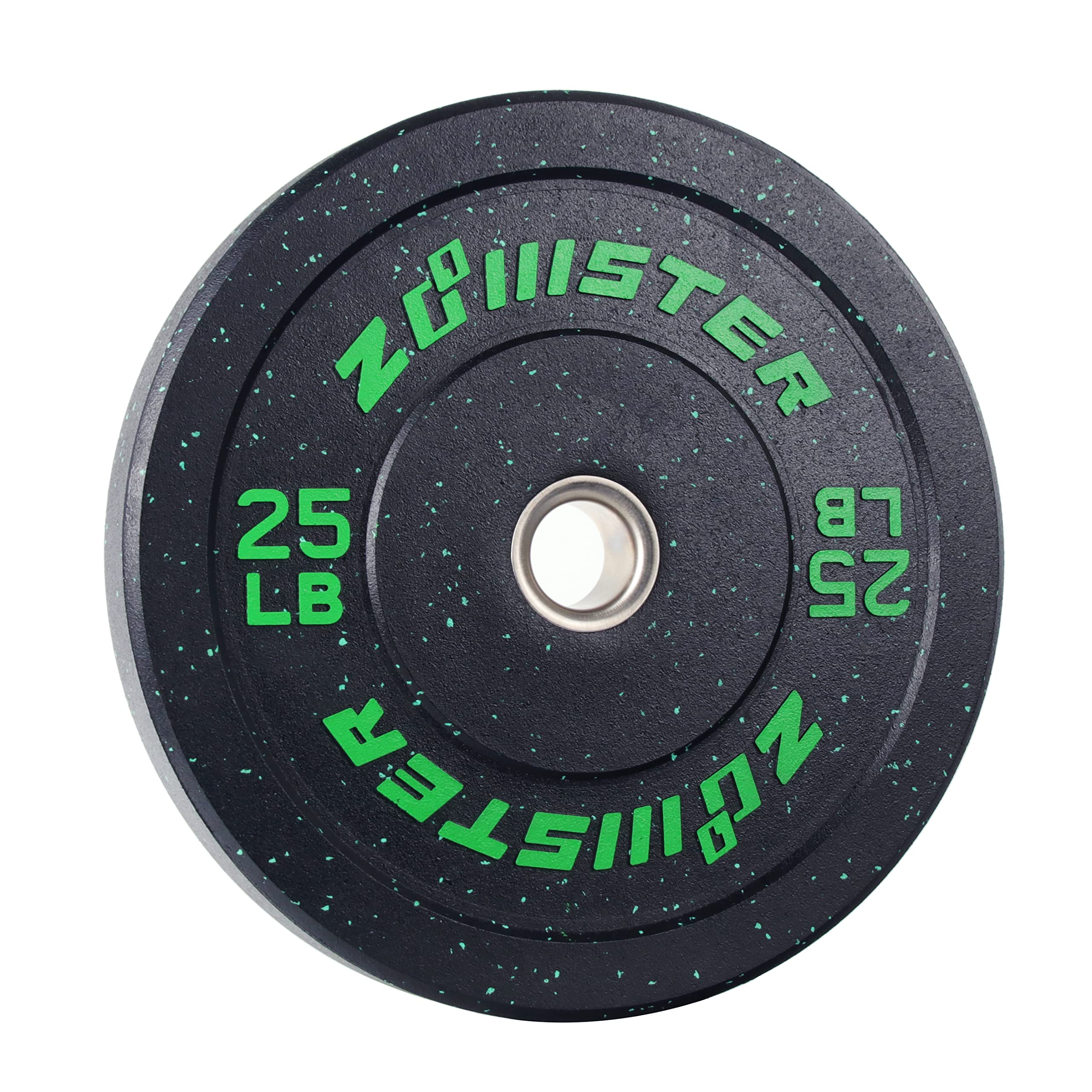 Bumper Plate Olympic Weight High Bounce with Steel Insert Strength Training Lifting (160LB Set)