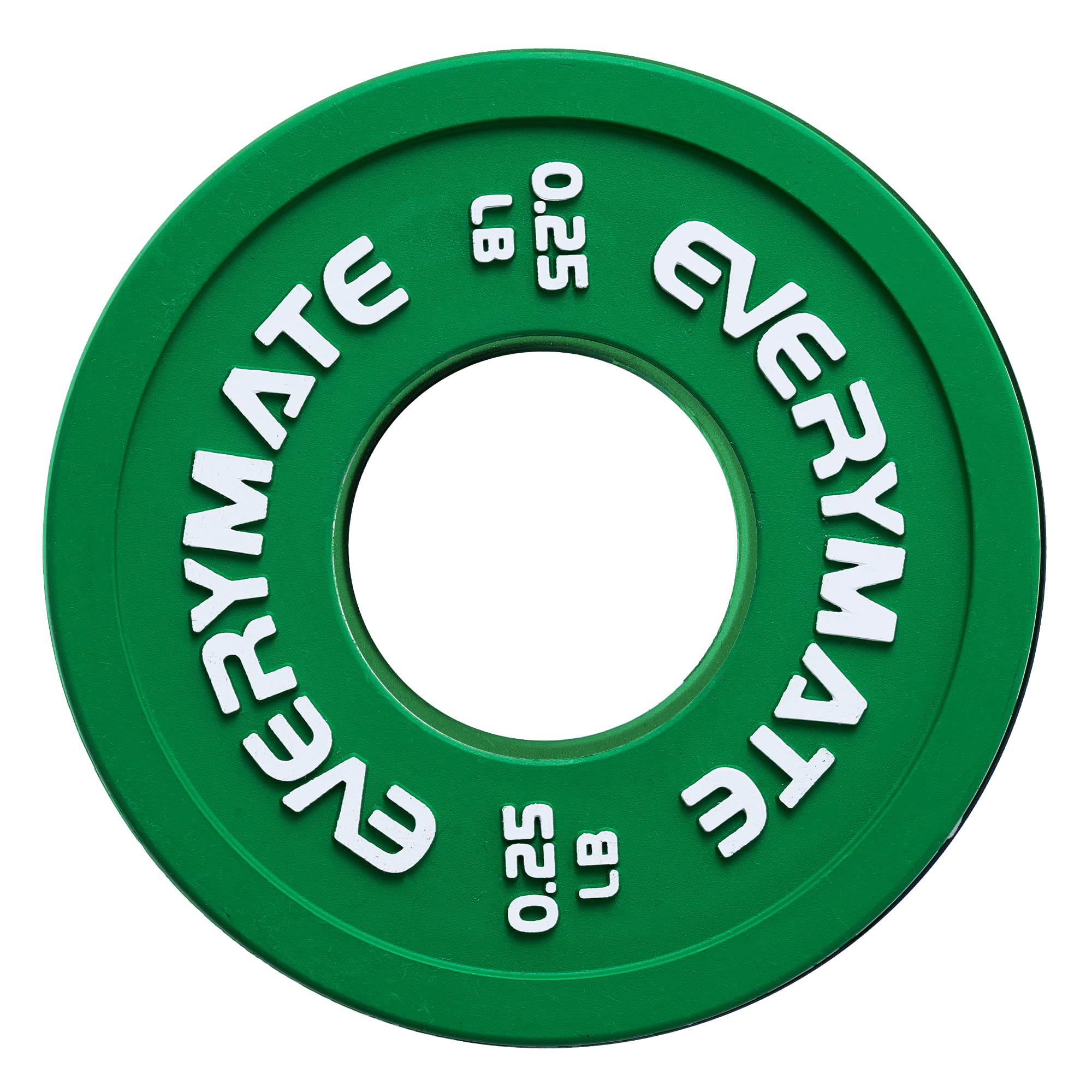 EVERYMATE Rubber Fractional Weight Plates Set of 2 Micro Weight Plate Pair of 0.25LB for Olympic Barbells for Strength Training Micro Plates Weight Plate