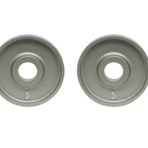 IVANKO (OM-5) Cast-Iron, Machined Olympic Plate Grey 5 lbs (PAIR)