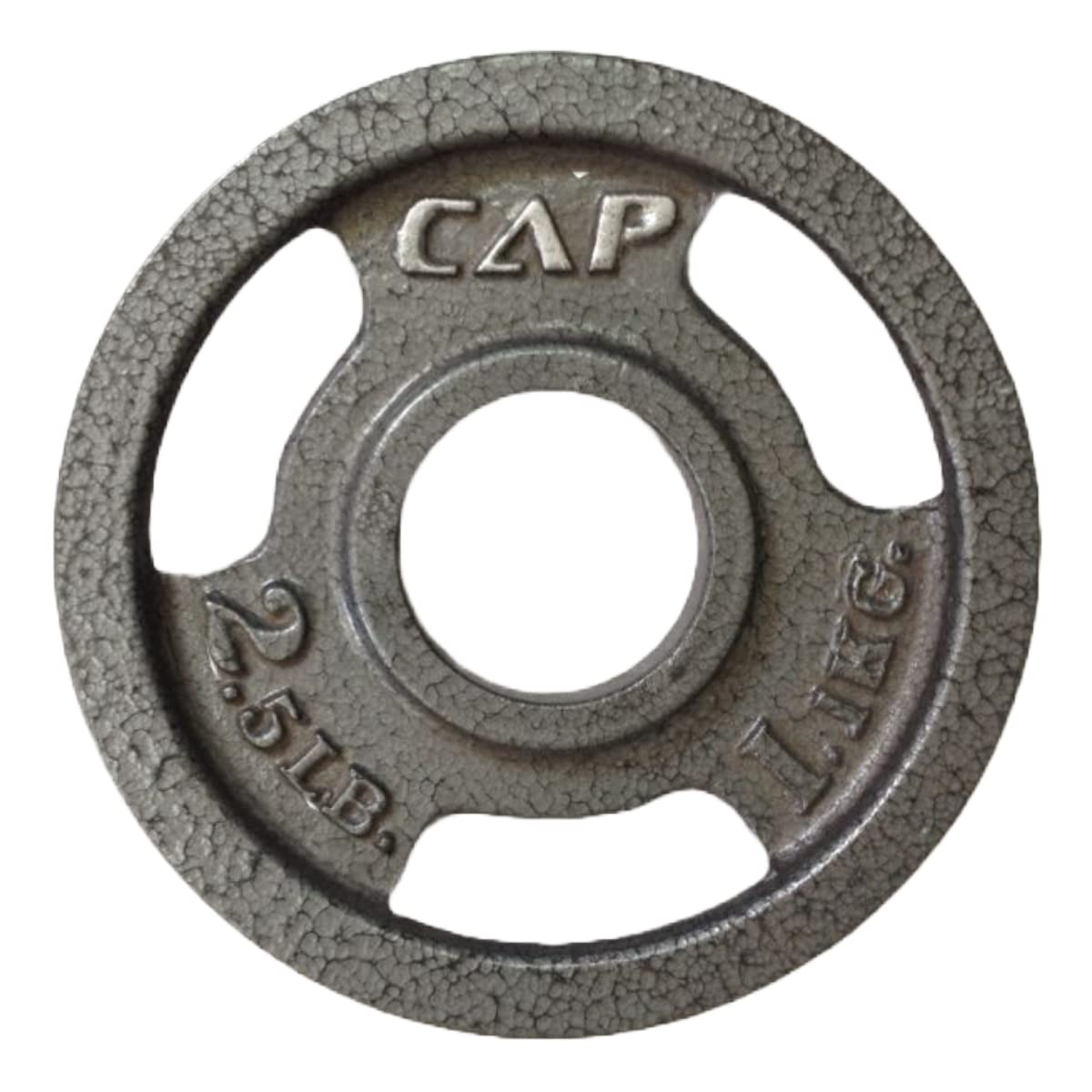 CAP Barbell Machined Olympic Grip plate, Gray, 2.5 Lbs