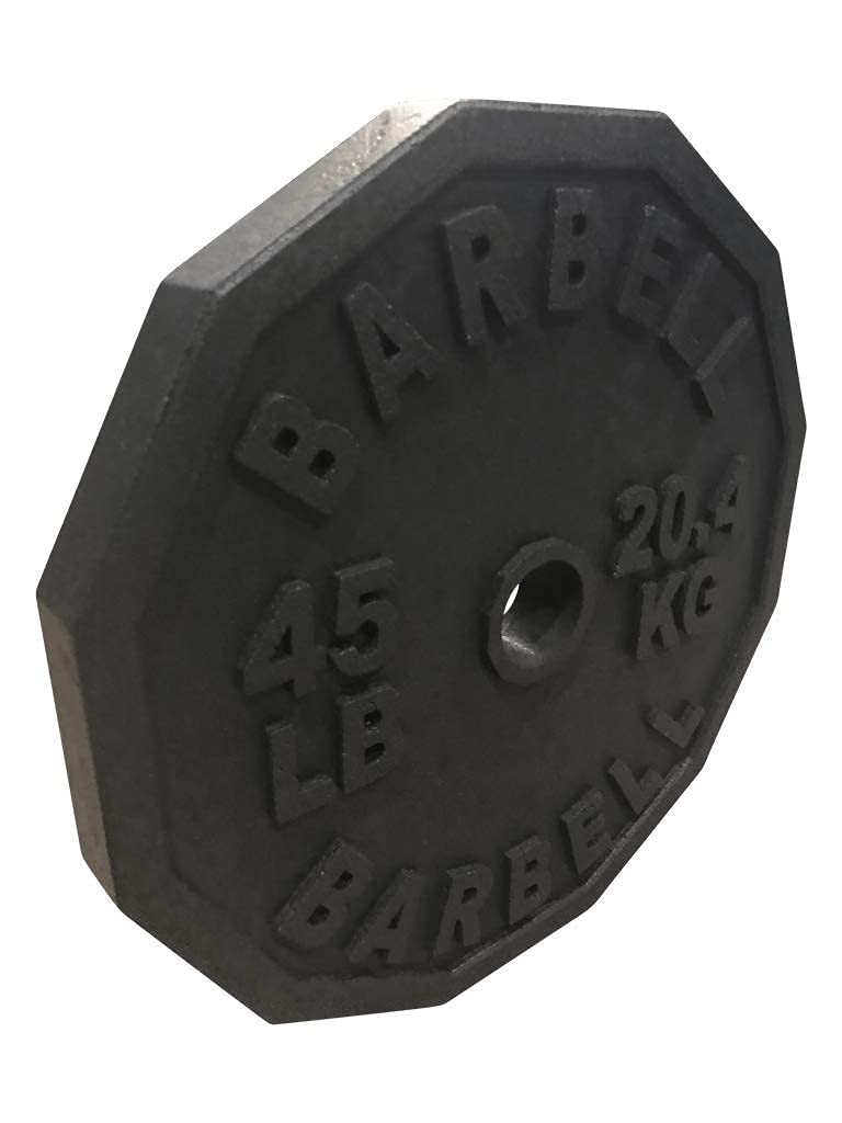 Fake Weights - Replica Weight Plates Prop Set, Styrofoam Olympic Style 45 lb Barbell Barbell Bar Sold Separately. Foam Weights, Light Weights, Props Jokes