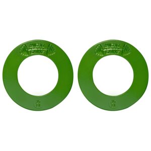 Micro Gainz Multi-Color Calibrated Fractional Weight Plates Set of 2 Pieces, Choose Set (.25LB-1LB), Designed for Olympic Barbell Weights for Strength Training, Made in USA (Green .25 lb)