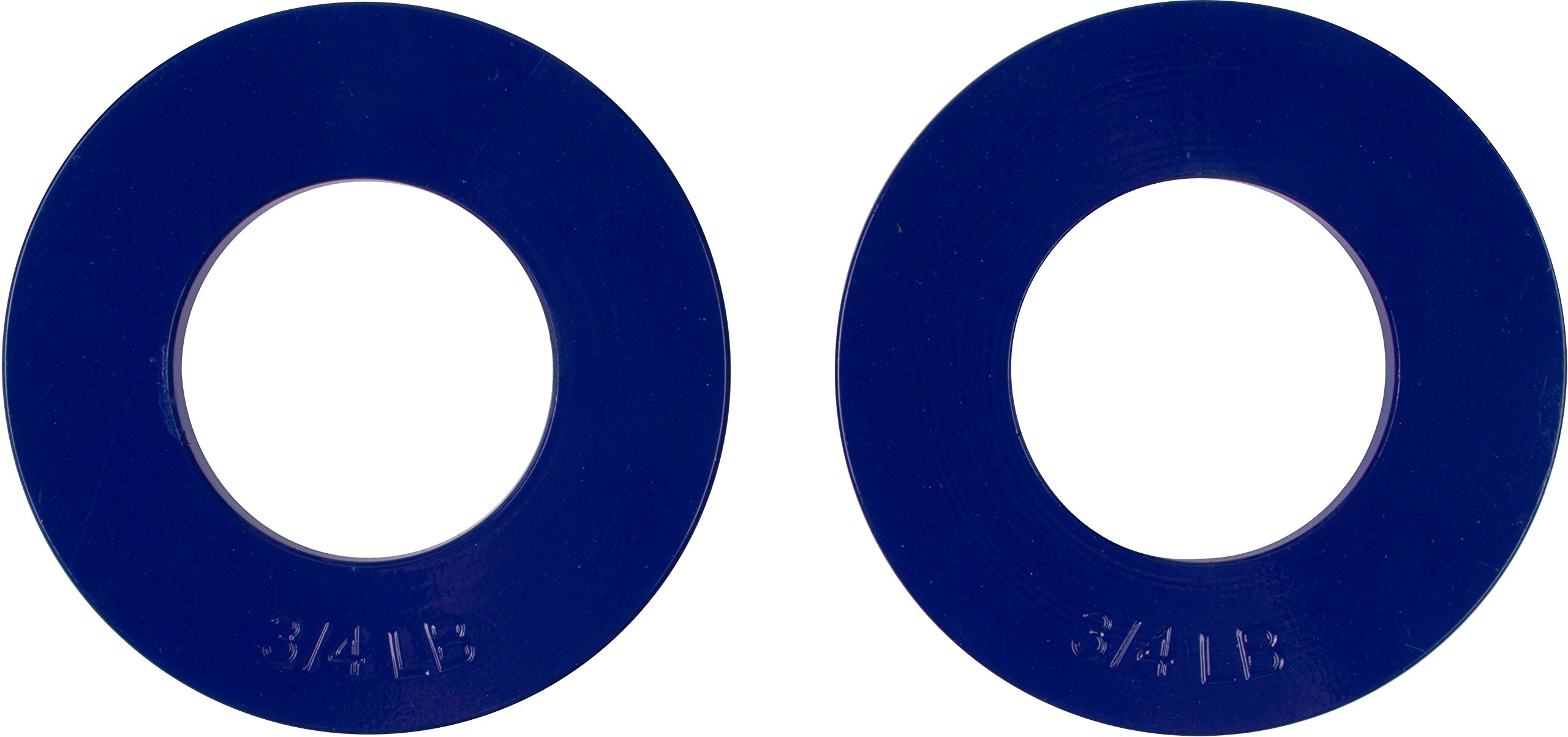 Fractional Weight Plates - 2 Each of 1/4, 1/2, 3/4, 1 lb. Total Set of 8 by Trademark Innovations (Grey, Blue, Green, & Red)