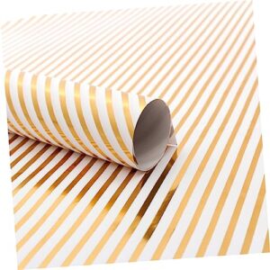 SOLUSTRE Wedding Wrapping Paper Gold Print Wrapping Paper