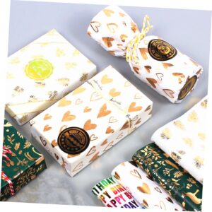 Mobestech 6 Pcs Paper for Packing Wrapping Paper Chocolate Wrappers Oversized Gift Paper Unique Gift Wrap Business Gifts Party Favors Wrappers Hot Stamping Gift Wraps Wedding Sydney Paper