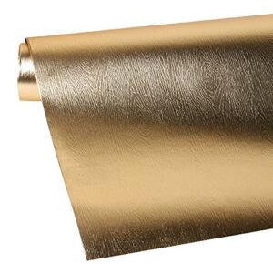 WRAPAHOLIC Wrapping Paper Roll - Basic Texture Matte Gold for Birthday, Holiday, Wedding, Baby Shower Wrap - 30 inch x 16.5 feet