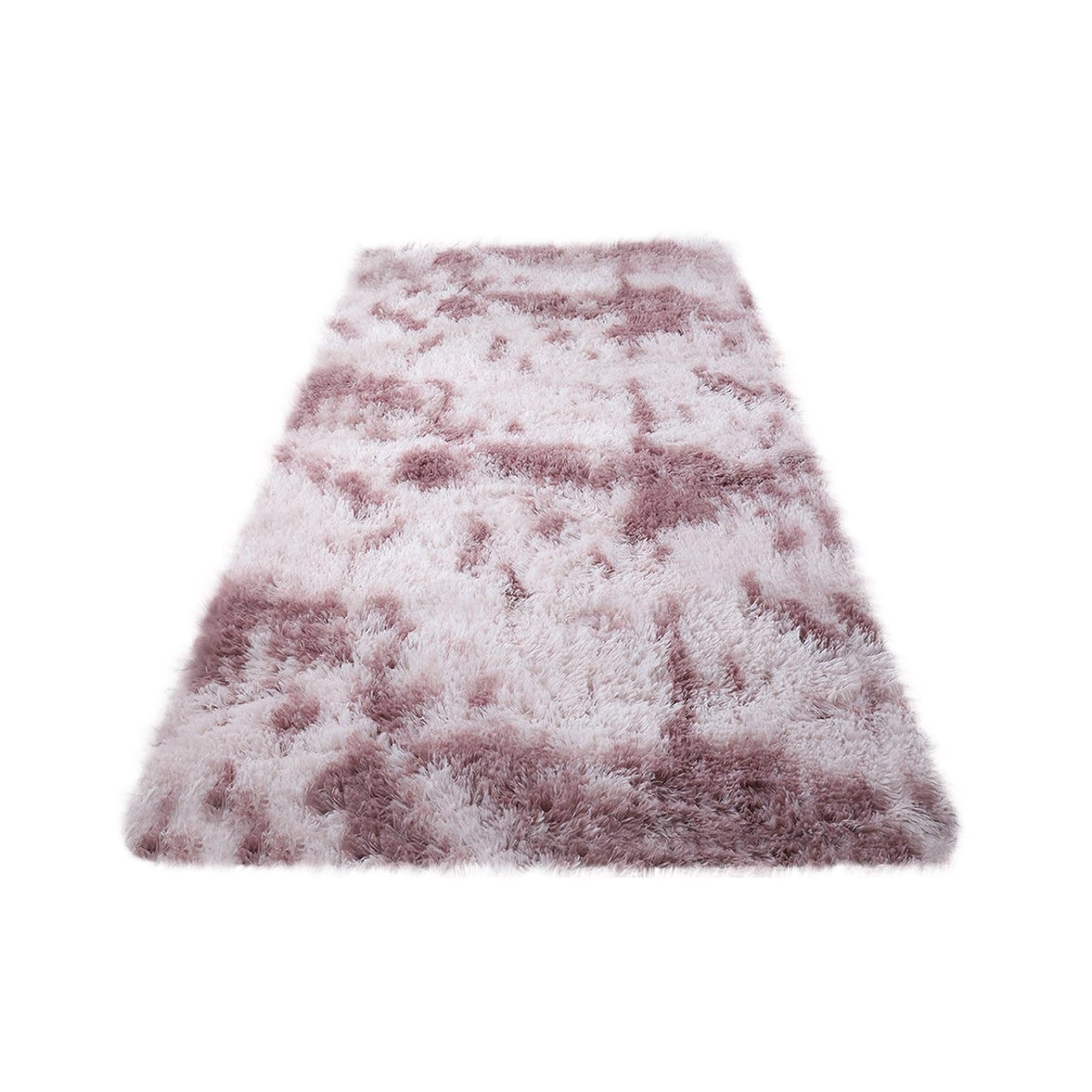 Large Super Soft Carpet - 31.5x63 Inch Fluffy Shaggy Fuzzy Plush Thick Rugs for Bedroom Living Room Cute Room Nursery Room - Carpet Rugs Decor - for Girls Boys (Purple)