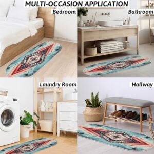 Tavisto Tribal Rectangle Fluffy Oval Shaggy Rugs for Bedroom Aesthetic Plush Floor Mat - Soft and Absorbent - Ideal for Living Room,Home Decor, and Playrooms