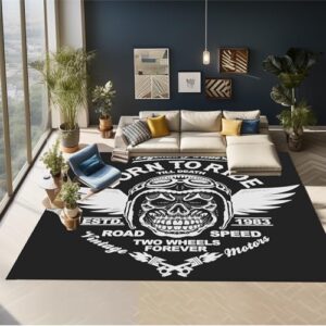adern black pattern kitchen mat rug 3x6ft/36x72in/90x180cm fluffy rug for apartment dorm room essentials for girls - plush and comfortable rug for college life