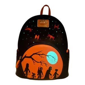 Loungefly Star Wars Group Trick or Treat Mini Backpack Glow in the Dark Exclusive