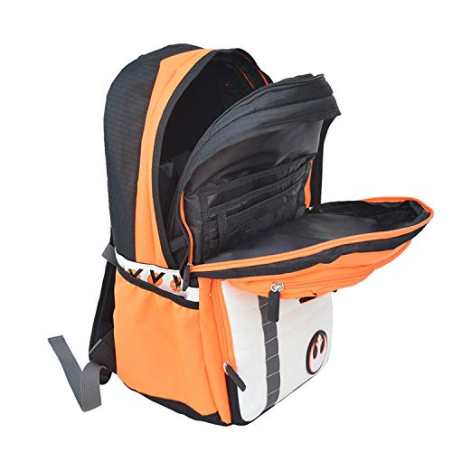 Rebel Alliance Cosplay Backpack Mens Outdoor Travel Casual Bag Laptop Laptops Knapsack (orange)