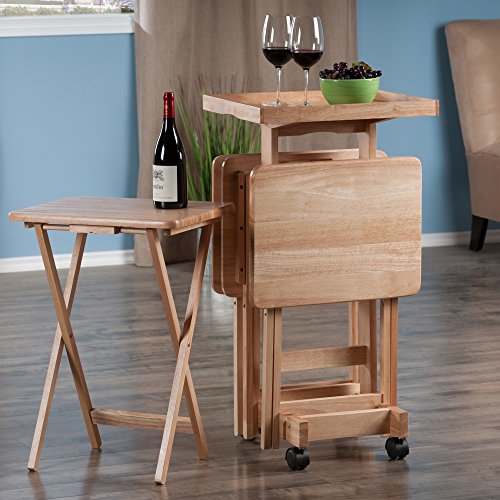 Winsome 6-Piece Snack Table, Natural (42820)