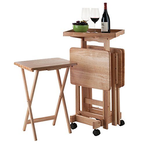 Winsome 6-Piece Snack Table, Natural (42820)