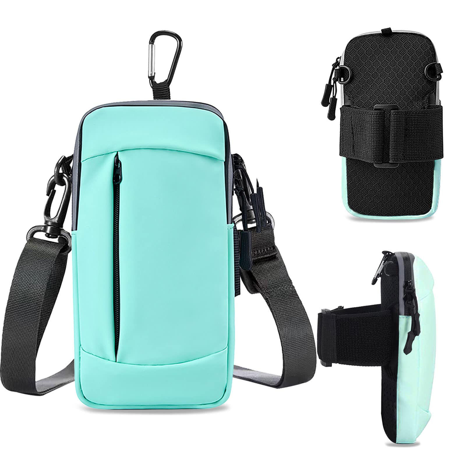 MOVOYEE Phone Holder for Running Cell Phone Purse Crossbody Bags for Women Men Kids, iPhone 11 12 13 14 15 Pro Max Xs Xr X 8 7 6 Plus SE Mini Galaxy Ultra Edge S24 S23 S22 S21 S20 Note 20 9 Arm Bands