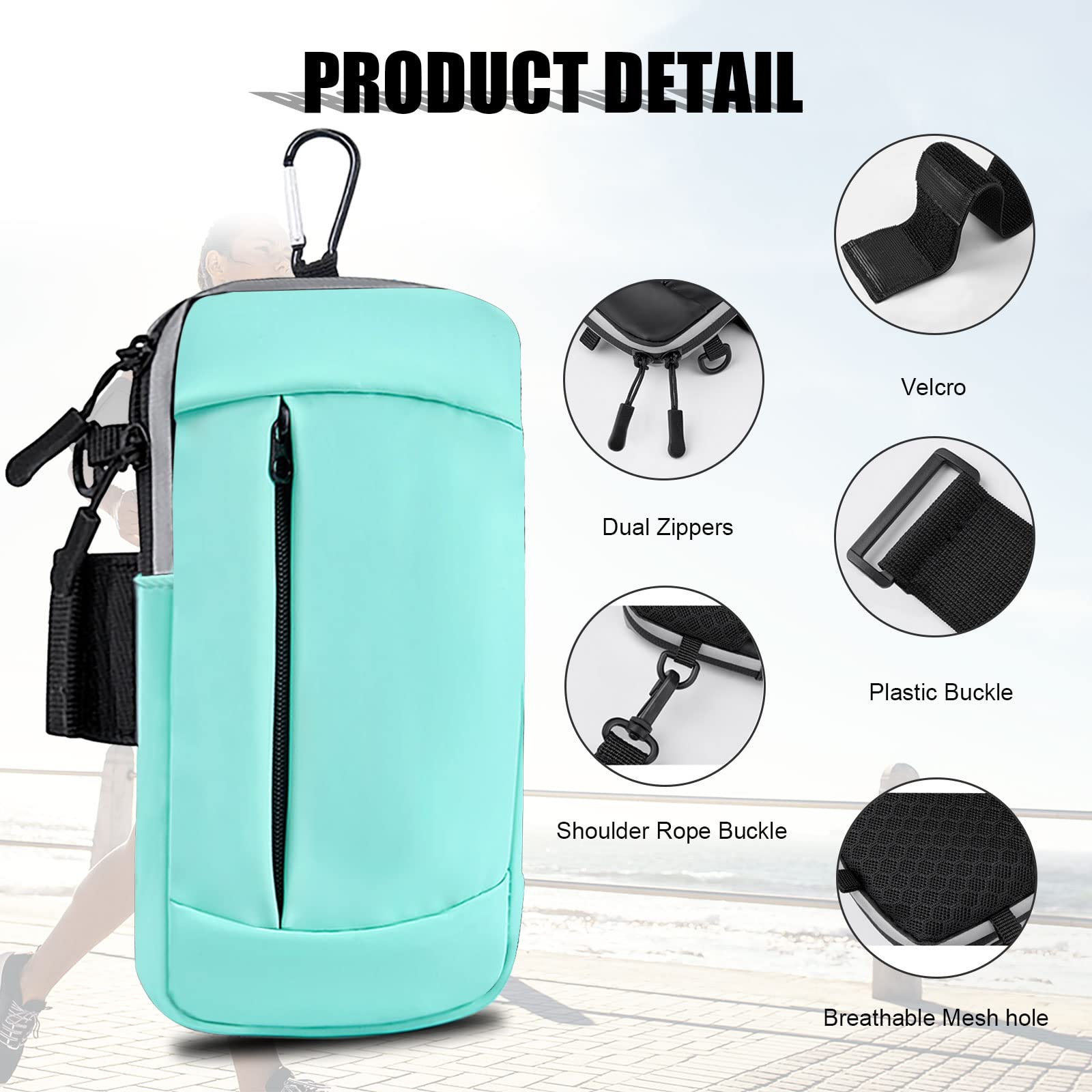 MOVOYEE Phone Holder for Running Cell Phone Purse Crossbody Bags for Women Men Kids, iPhone 11 12 13 14 15 Pro Max Xs Xr X 8 7 6 Plus SE Mini Galaxy Ultra Edge S24 S23 S22 S21 S20 Note 20 9 Arm Bands