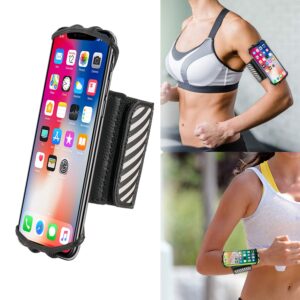 Walking Wristband/Arm Band WANPOOL Phone Holder for 4.5-6 Inch Phones, Compatible with iPhone 15 Pro Max, 14 Plus, 13 Pro, 12, 11, XR, SE and More