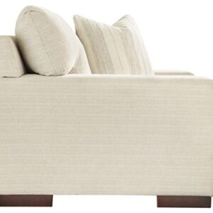 Signature Design by Ashley Maggie Contemporary Upholstered Chair and a Half, Beige