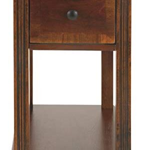 Signature Design by Ashley Breegin New Traditional Wooden Chair Side End Table, Brown