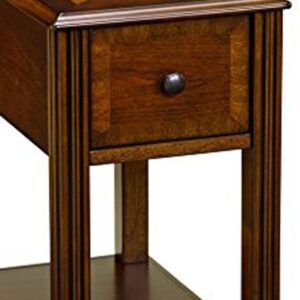 Signature Design by Ashley Breegin New Traditional Wooden Chair Side End Table, Brown