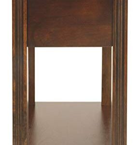 Signature Design by Ashley Breegin New Traditional Wooden Chair Side End Table, Brown