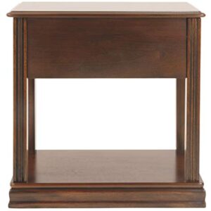 Signature Design by Ashley Breegin New Traditional Wooden Chair Side End Table, Brown