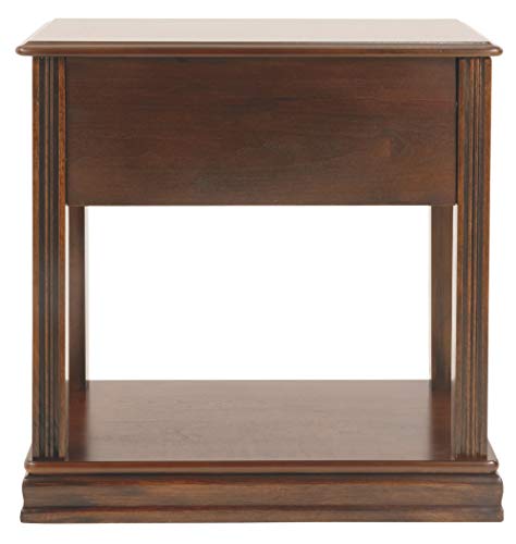 Signature Design by Ashley Breegin New Traditional Wooden Chair Side End Table, Brown