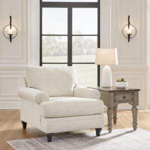 Signature Design by Ashley Valerani Classic Upholstered Chair, Beige