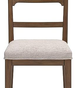 Signature Design by Ashley Cabalynn Traditional Dining Chair Set, 2 Count, Brown & Tan