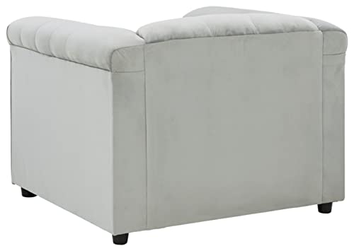 Signature Design by Ashley Josanna Classic Tufted Upholstered Chair, Gray