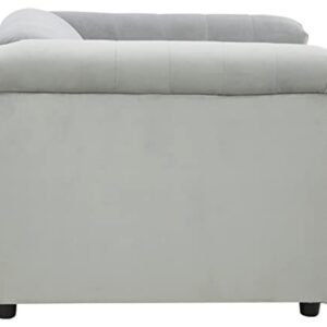 Signature Design by Ashley Josanna Classic Tufted Upholstered Chair, Gray