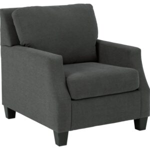 Signature Design by Ashley Bayonne Modern Arm Chair, Dark Gray