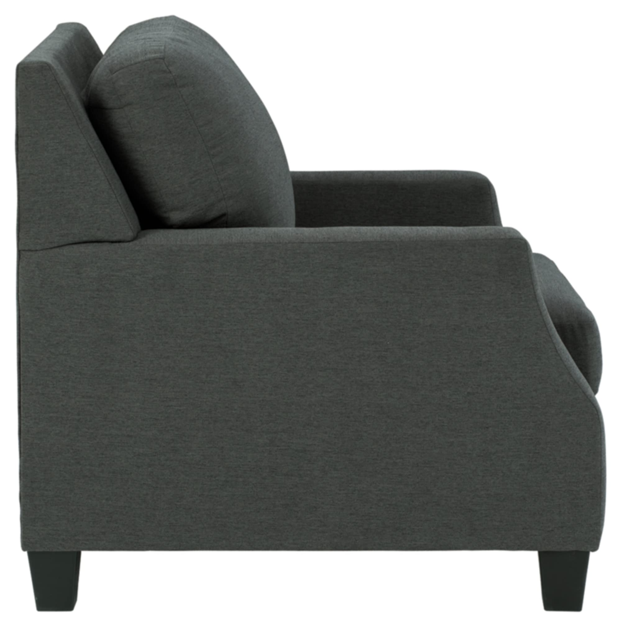 Signature Design by Ashley Bayonne Modern Arm Chair, Dark Gray