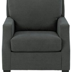 Signature Design by Ashley Bayonne Modern Arm Chair, Dark Gray