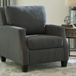 Signature Design by Ashley Bayonne Modern Arm Chair, Dark Gray