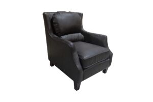 porter designs garnett living room chair, black