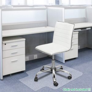 Office Chair Mat for Carpet, Desk Chair Carpet Protector, Plastic Chair Roller Mat Carpet PVC, Glass Chair Mats Carpeted Floors