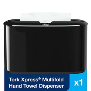 Tork Xpress Paper Towel Dispenser, Black, Compact for Home Use, Fits H2 Towels