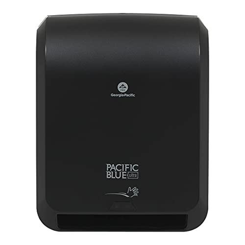 Pacific Blue Ultra 8" High-Capacity Automated Touchless Paper Towel Dispenser by GP PRO (Georgia-Pacific); Black; 59590; 12.9" W x 9" D x 16" H; 1 Dispenser